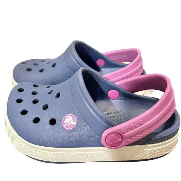 CROCS Shoes Crocs Toddler Size C 6 7 Navy Blue Purple Poshmark